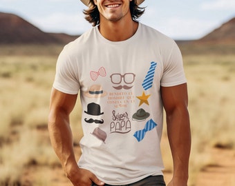 Camiseta cristiana - Bendito El Hombre Que Confia en El Señor, Regalo divertido para papás y abuelos, Traje genial de Super Papá, Regalos cristianos para él