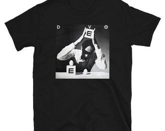 Devo ヴィンテージ T シャツ、B Stiff、色あせた黒の T シャツ、ニュー