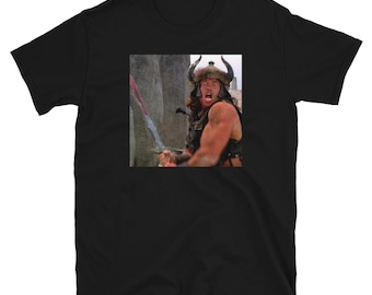 Conan The Barbarian What is Best in Life? T-Shirt, Black, Small