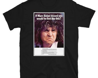 Vtg 70s 80s T Rex Marc Bolan T-shirt Red M/l Trex Classic Glam