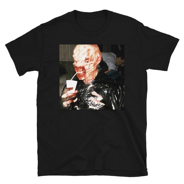 hellraiser behind the scenes chatterer sipping t-shirt