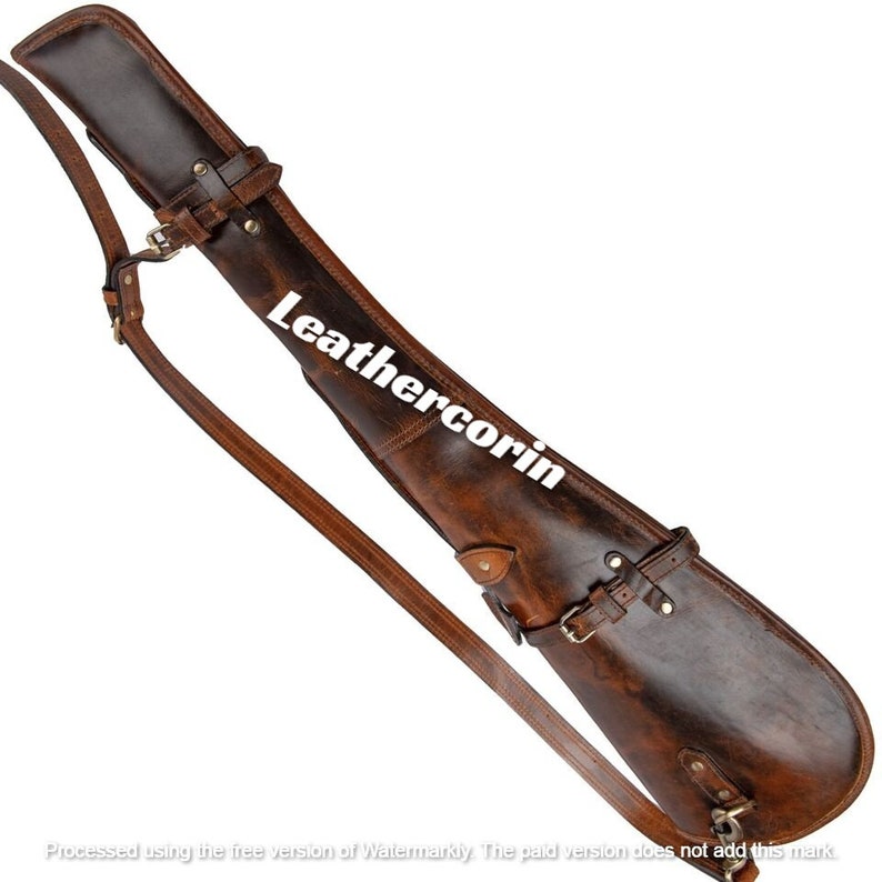 Handmade Genuine Leather Rifle Scabbard for Lever Action Rifle