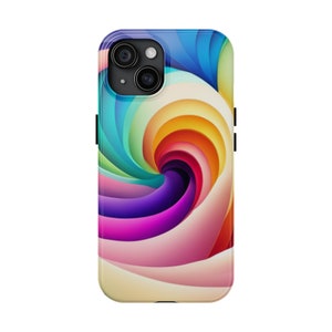 Rainbow, Valentine, everyday Iphone Tough Phone Cases