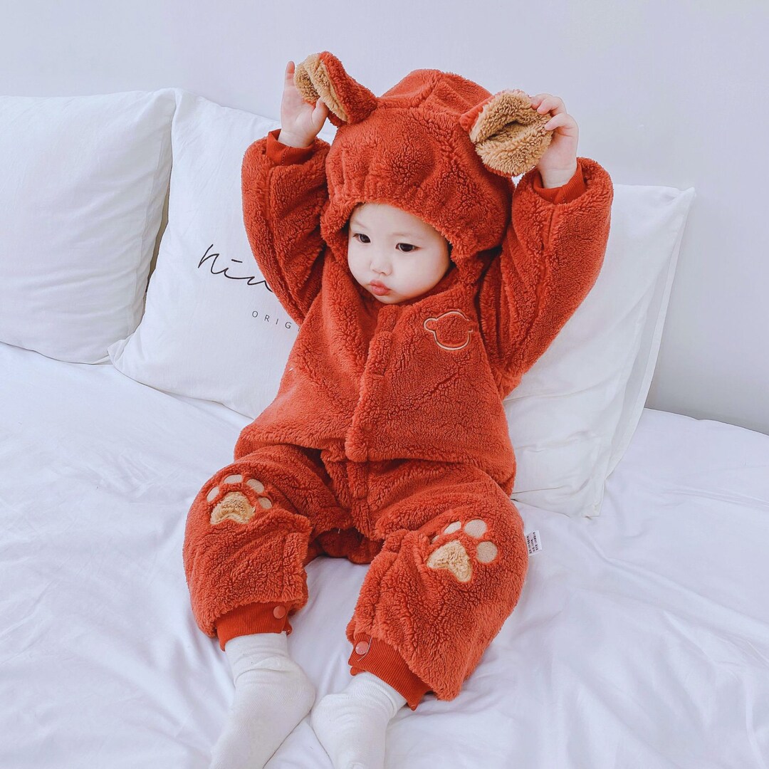 Baby Onesie Paws Baby Paw Kigurumi Hooded Teddy Bear Etsy
