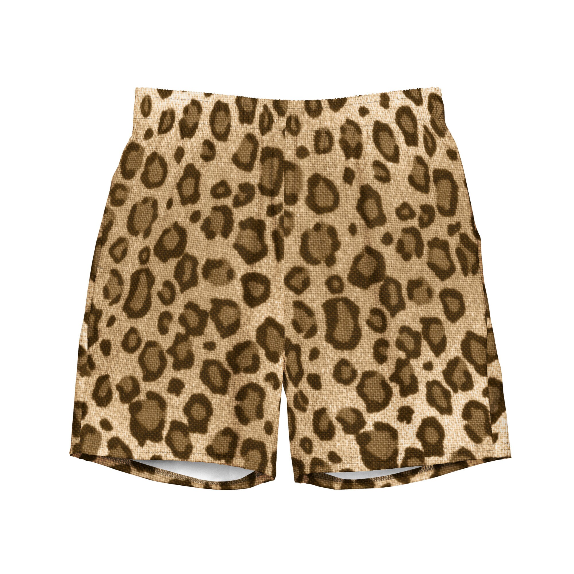 HUHN Leopard Print Men's Swim Trunks Printed Quick Dry Board Shorts :  : Clothing, Shoes & Accessories