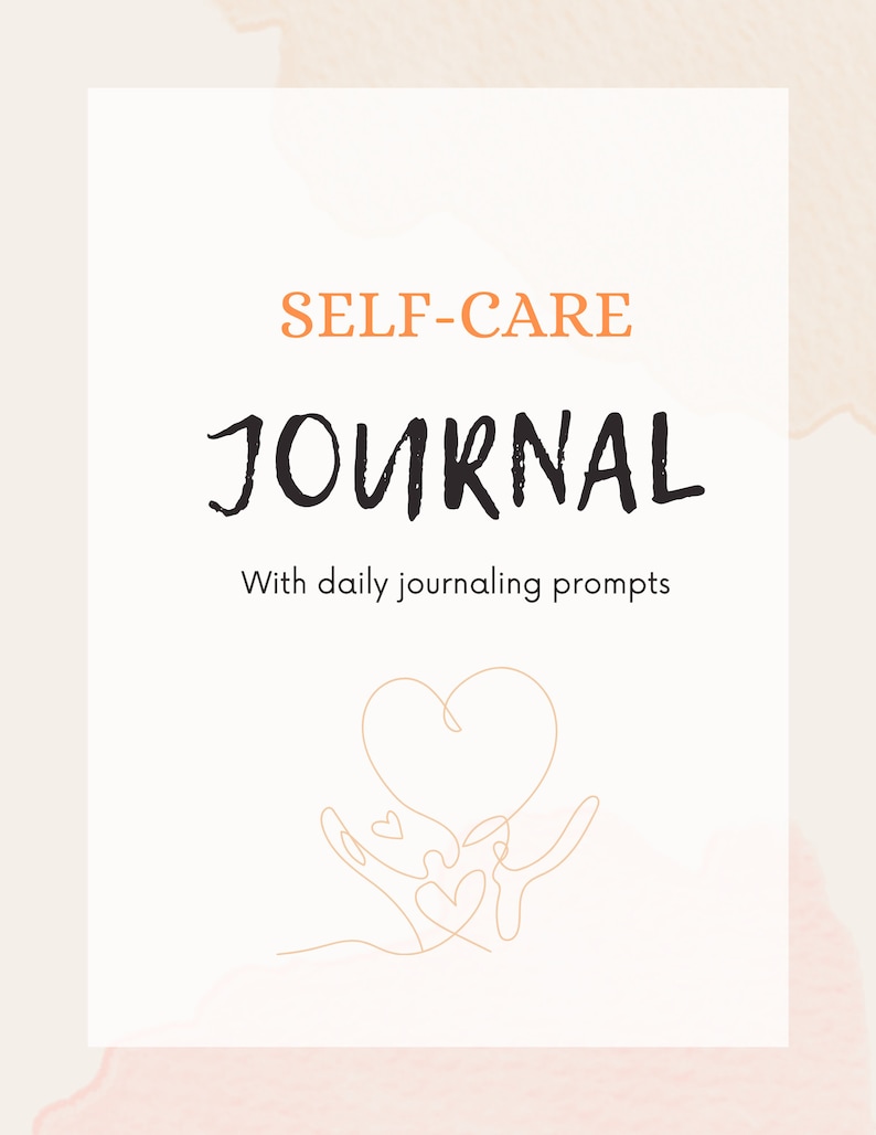 Self Care Journal Guided Prompts for Daily Reflection and Wellbeing ...