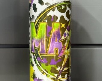 Mardi Gras tumblers