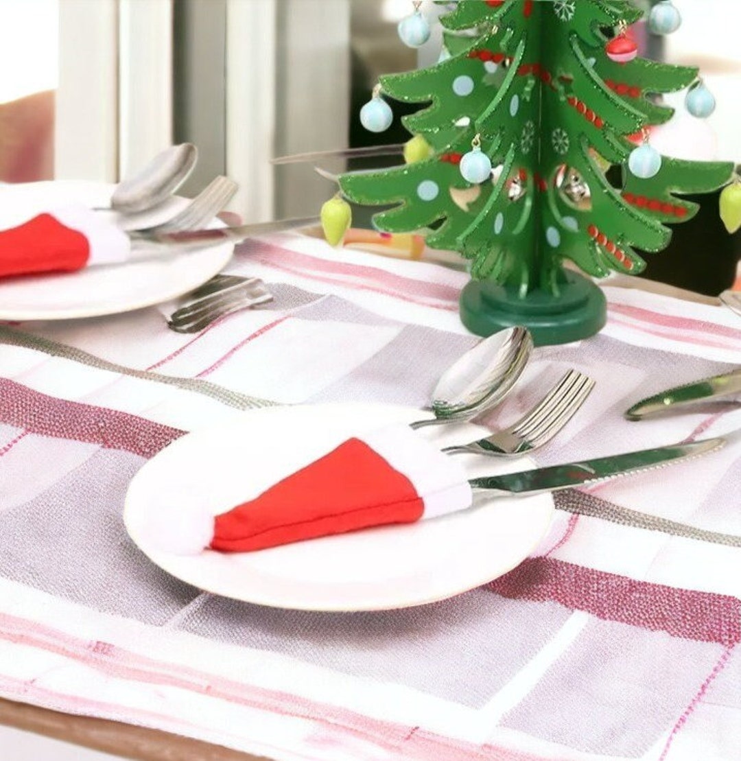 Adorable Silverware Cutlery Wrap Christmas Silverware Wrap Etsy