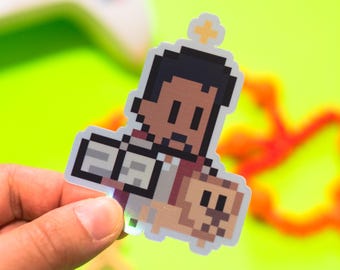 St. Mark Holographic Video Game Sticker