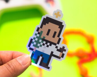 St. José Sánchez del Río Holographic Video Game Sticker