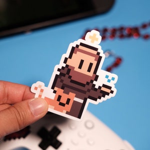 Videojuego de San Francisco de Asís Pegatina