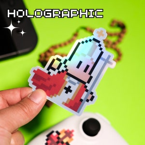 Adesivo de videogame holográfico São Papa João Paulo II