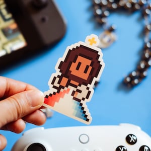 Videojuego de imagen de la Divina Misericordia Pegatina