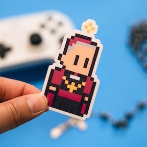 Pegatina de videojuego de Ven. Fulton Sheen
