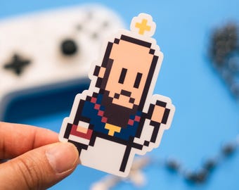 St. Francis de Sales Video Game Sticker