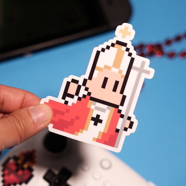 St. Pope John Paul II Video Game Sticker