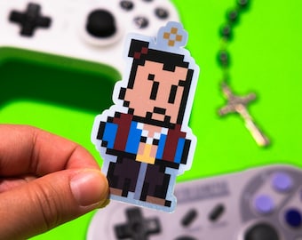 Adesivo de videogame Holográfico Blessed Justus Takayama Ukon