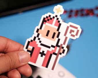 St. Nicholas Video Game Sticker