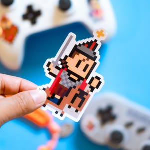 Pegatina del videojuego San Martín de Tours