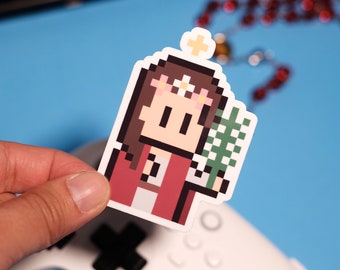 St. Philomena Video Game Sticker