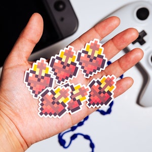 Heilig Hart-videogamestickers (set van 6)