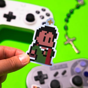 Jeu vidéo holographique Saint Jean le disciple bien-aimé Sticker