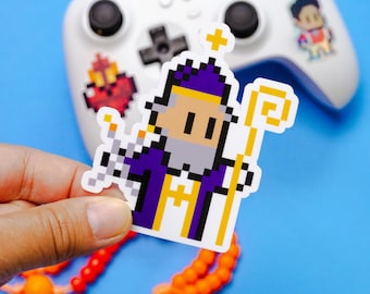Saint Blaise Video Game Sticker