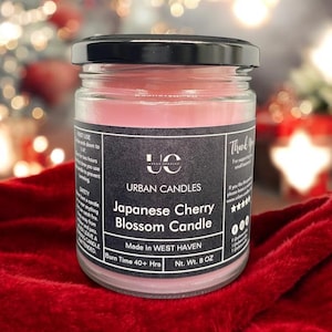 Japanese Cherry Blossom Scented Candle – 8 oz
