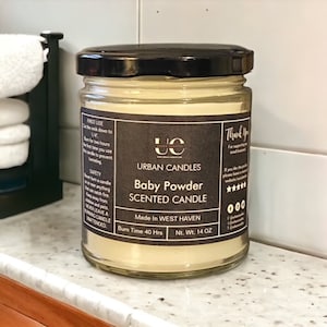 Baby Powder Scented Candle – 8 oz