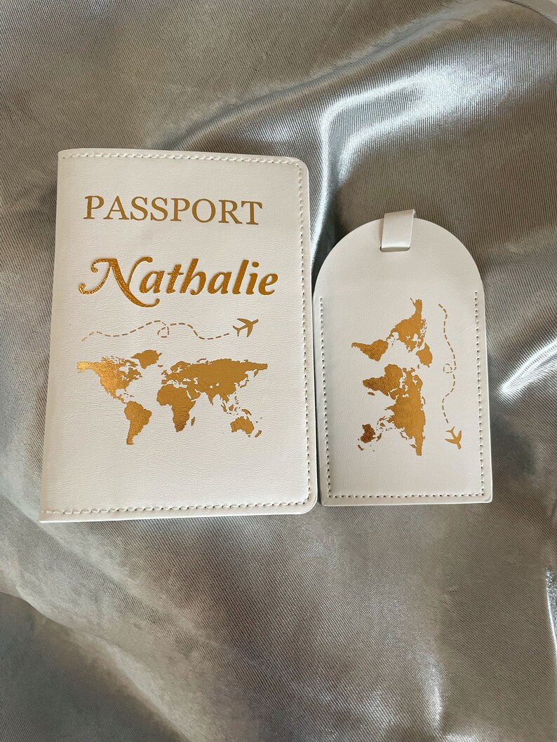 Personalized Passport and Luggage Tag Etsy