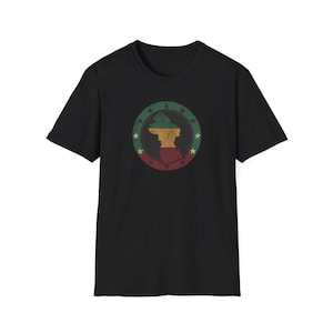 Unisex Rundhalsausschnitt GUYANA Karte T-Shirt