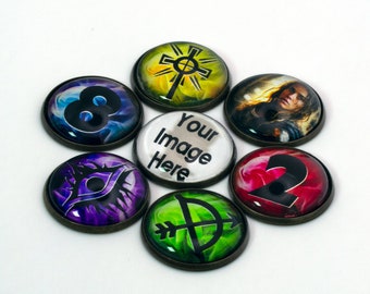 Custom Class Icon Tokens: Glass & Metal RPG Tabletop, DND 5E