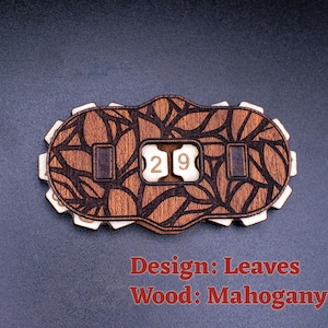 Miniature Hardwood Health Tracker 0-99 - HP Counter for Boards Games ...