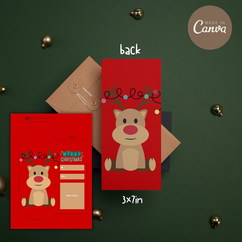 Printable Christmas Money Holder