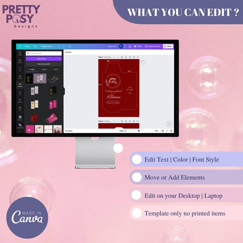 Printable Birthday Money Holder Money Envelope Template Birthday Money