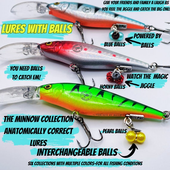 Lures With Balls, Funny Fishing Lure, Funny Fishing Gift, Father