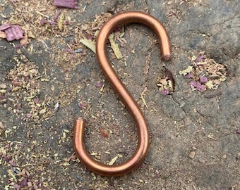 Small Handmade Copper S-Hook