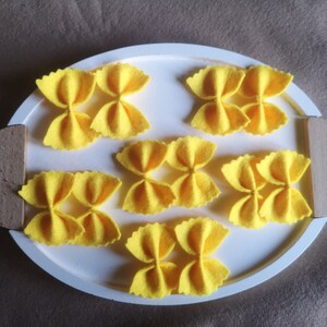 Pâtes en feutre fabriquées en Italie, aliments amusants pour la cuisine, jeu ouvert, jeu de simulation, montessori, cadeau parfait pour les jeunes enfants, 100 % cousu, sans plastique, image 8