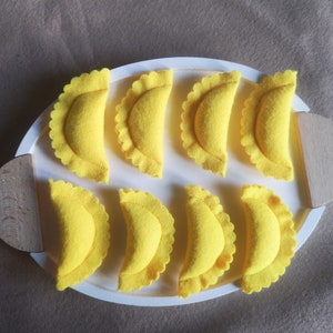 Pâtes en feutre fabriquées en Italie, aliments amusants pour la cuisine, jeu ouvert, jeu de simulation, montessori, cadeau parfait pour les jeunes enfants, 100 % cousu, sans plastique, image 7