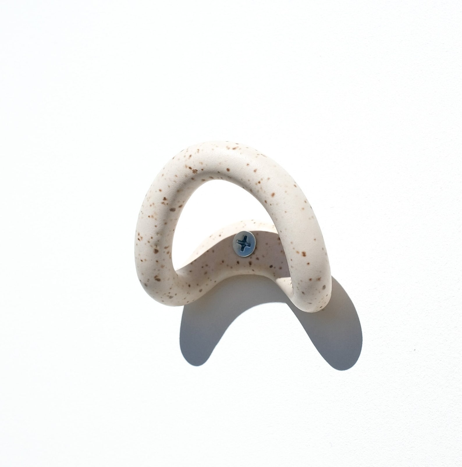 XL Ceramic Wall Hooks - Cream White