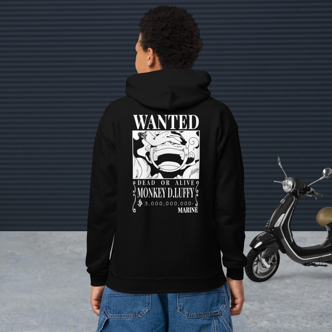 Youth Straw Hat Luffy Bounty Poster Hoodie Etsy
