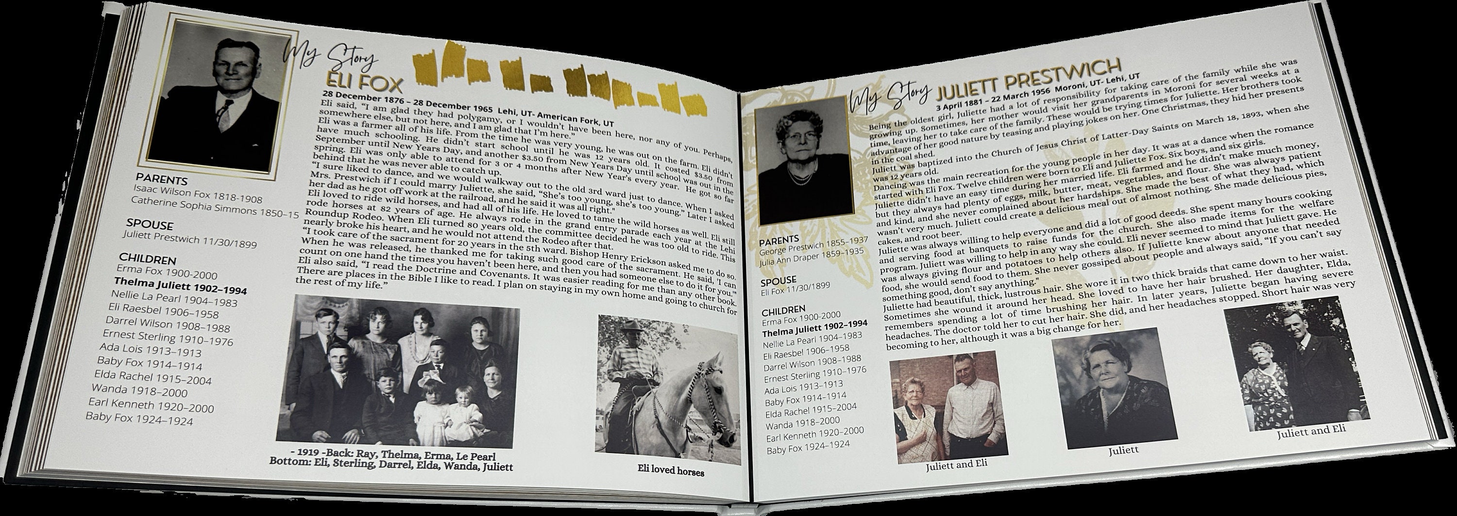 Family History Book Canva Template - Etsy