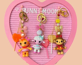 lalaloopsy animal friends x bunniimoon cutie bag charms L
