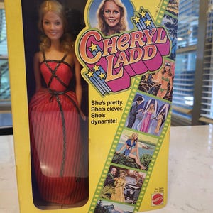 Rare Vintage 1978 Cheryl Ladd Doll Mattel Charlie&#39;s Angel&#39;s Doll NRFB
