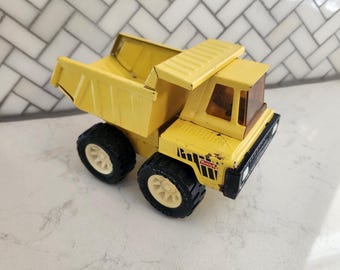 Vintage Buddy L Yellow Dump Truck