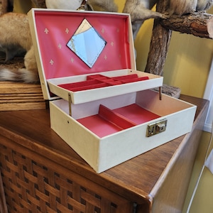 Mid Century 1960s Large Vintage Lady Buxton Jewelry Box
