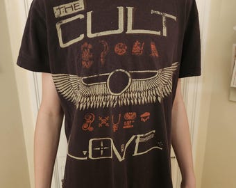 Vintage The Cult Love Rock T Shirt Size Small One Owner