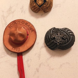 Vintage Boy Scouts of America BSA Uchwyty na chustki na szyję