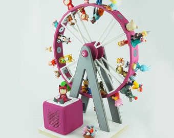 willy-wheel dein Riesenrad für Tonie Figuren, Tonie Regal, Aufbewahrung für Tonies und Toniebox