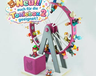 Tonie Shelf Ferris Wheel | Tonie Storage | Toniebox 2 | Tonie Figures | Tonie Box Kids Room Decor & Gift Idea | Handmade willy-wheel